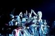 Chris saying hi to fans on the front rail!